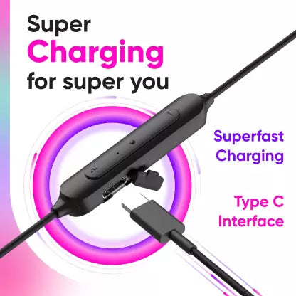 Mivi Collar Classic Pro TWS Neckband with 72 Hours of Playtime & Fast charging Bluetooth Headset (Black, In the Ear) Mivi Collar Classic Pro TWS Neckband with 72 Hours of Playtime & Fast charging Bluetooth Headset (Black, In the Ear)